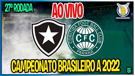 botafogo x coritiba ao vivo